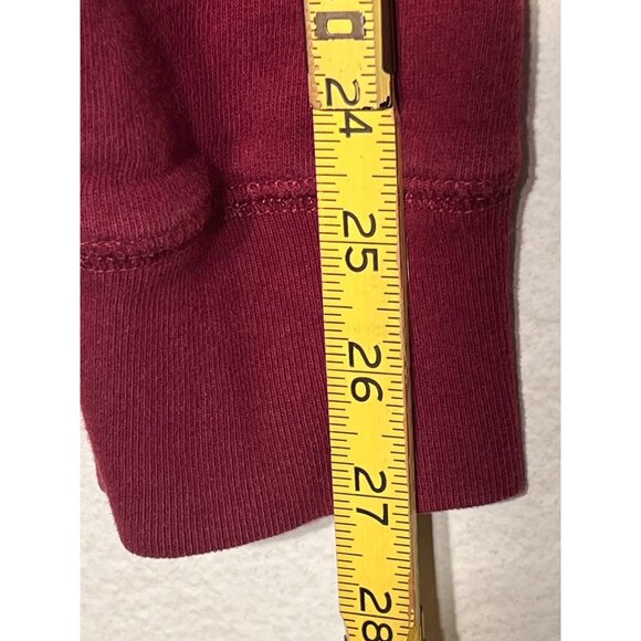 Aeropostale Varsity League Limited Edition XL Zip-Up Jacket Burgundy Gray Cotton - Picture 11 of 11
